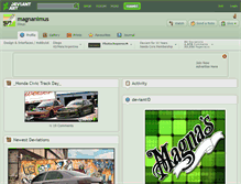 Tablet Screenshot of magnanimus.deviantart.com