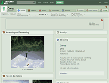 Tablet Screenshot of corez.deviantart.com