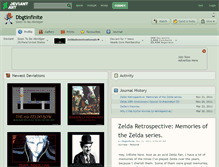 Tablet Screenshot of dbgtinfinite.deviantart.com