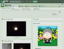 Tablet Screenshot of kaerowyn.deviantart.com