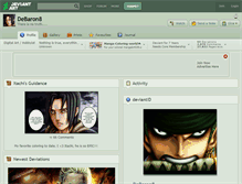 Tablet Screenshot of debaron8.deviantart.com