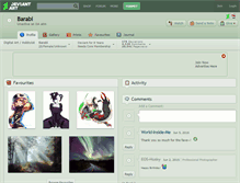 Tablet Screenshot of barabi.deviantart.com