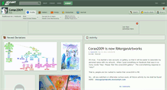 Desktop Screenshot of corax2009.deviantart.com