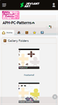 Mobile Screenshot of aph-pc-patterns.deviantart.com