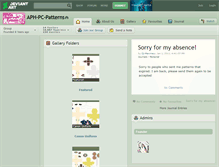 Tablet Screenshot of aph-pc-patterns.deviantart.com