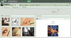 Desktop Screenshot of designburn.deviantart.com