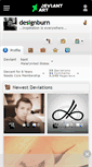 Mobile Screenshot of designburn.deviantart.com