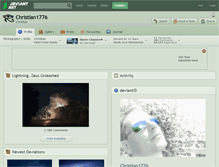Tablet Screenshot of christian1776.deviantart.com