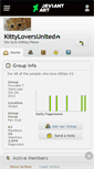 Mobile Screenshot of kittyloversunited.deviantart.com
