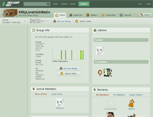 Tablet Screenshot of kittyloversunited.deviantart.com