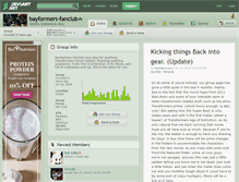 Tablet Screenshot of bayformers-fanclub.deviantart.com