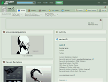 Tablet Screenshot of noc-d.deviantart.com