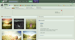 Desktop Screenshot of millita.deviantart.com
