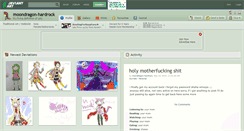 Desktop Screenshot of moondragon-hardrock.deviantart.com