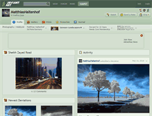 Tablet Screenshot of matthiashaltenhof.deviantart.com