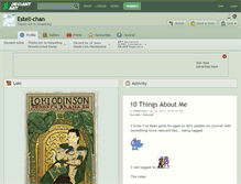 Tablet Screenshot of estell-chan.deviantart.com
