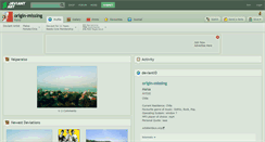 Desktop Screenshot of origin-missing.deviantart.com