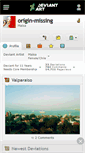Mobile Screenshot of origin-missing.deviantart.com