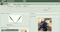 Desktop Screenshot of immortald.deviantart.com