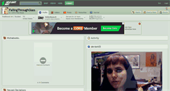 Desktop Screenshot of fallingthroughglass.deviantart.com