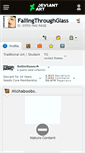 Mobile Screenshot of fallingthroughglass.deviantart.com