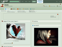 Tablet Screenshot of douko.deviantart.com