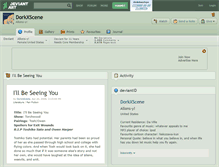 Tablet Screenshot of dorkxscene.deviantart.com
