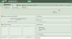 Desktop Screenshot of demon-che.deviantart.com