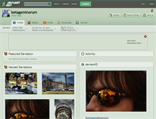 Tablet Screenshot of betageminorum.deviantart.com