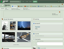 Tablet Screenshot of haywow.deviantart.com