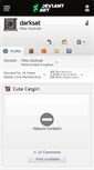 Mobile Screenshot of darksat.deviantart.com
