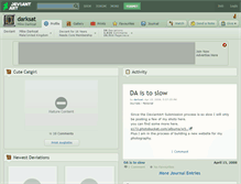 Tablet Screenshot of darksat.deviantart.com