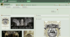Desktop Screenshot of insanemaxi.deviantart.com