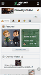 Mobile Screenshot of crowley-club.deviantart.com