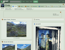 Tablet Screenshot of ktzcata.deviantart.com