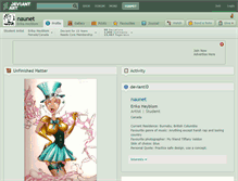 Tablet Screenshot of naunet.deviantart.com