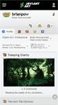 Mobile Screenshot of brianpow.deviantart.com