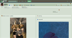 Desktop Screenshot of jazine.deviantart.com