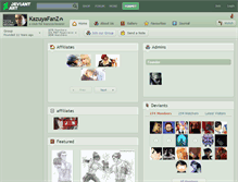 Tablet Screenshot of kazuyafanz.deviantart.com