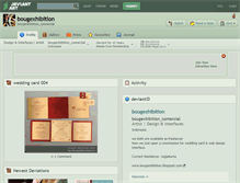 Tablet Screenshot of bougexhibition.deviantart.com