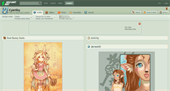 Desktop Screenshot of cyansky.deviantart.com