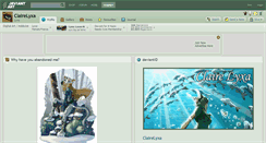 Desktop Screenshot of clairelyxa.deviantart.com