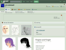 Tablet Screenshot of leo-gendary.deviantart.com