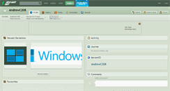 Desktop Screenshot of andrewc208.deviantart.com