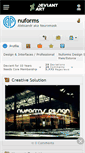Mobile Screenshot of nuforms.deviantart.com