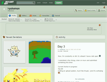 Tablet Screenshot of i-pokemon.deviantart.com