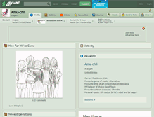 Tablet Screenshot of amu-chii.deviantart.com