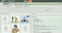 Desktop Screenshot of hevanjeline.deviantart.com