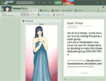 Tablet Screenshot of hinata-f-c.deviantart.com