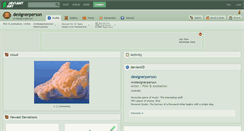 Desktop Screenshot of designerperson.deviantart.com